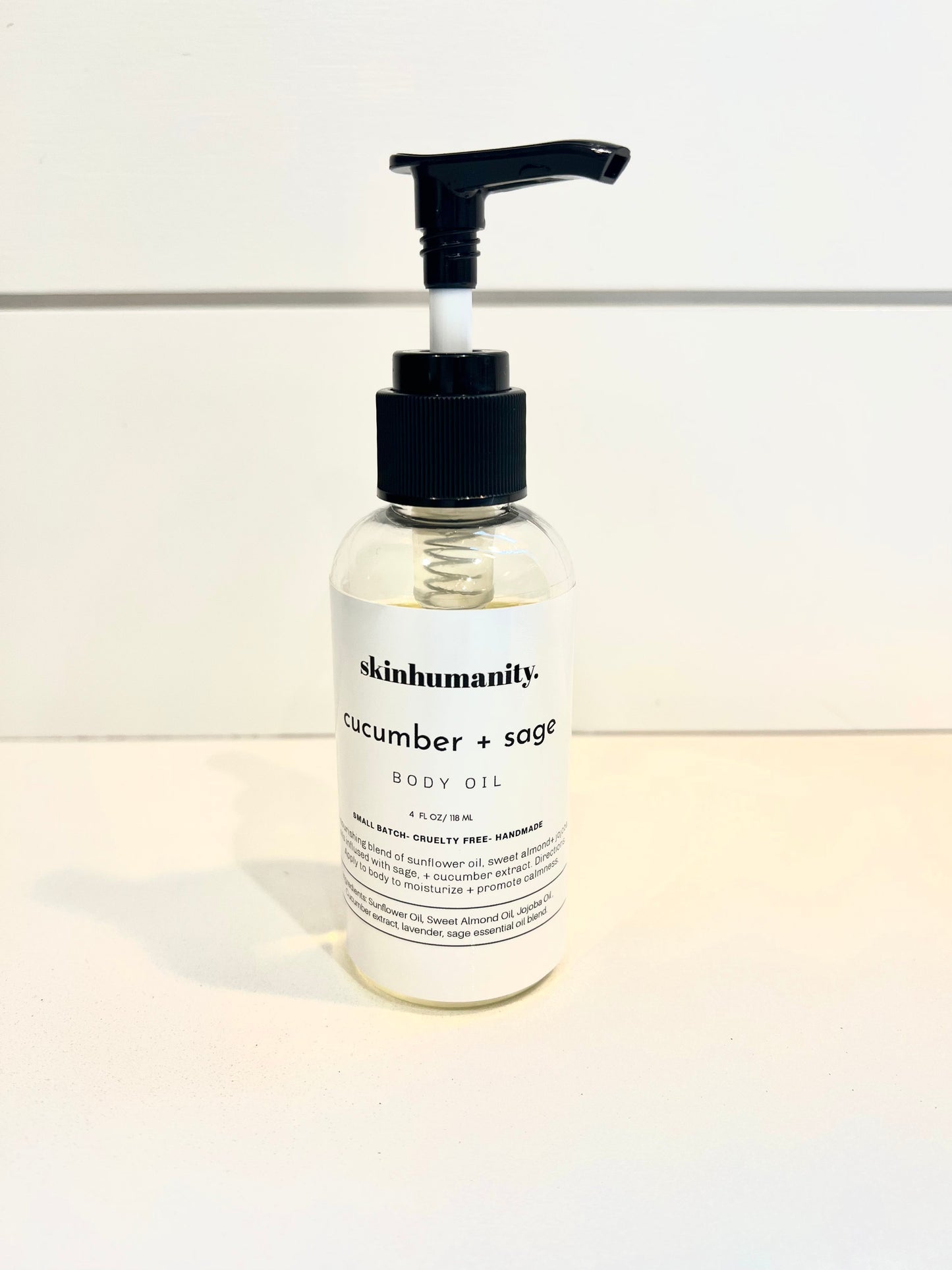 Cucumber + Sage Body Oil